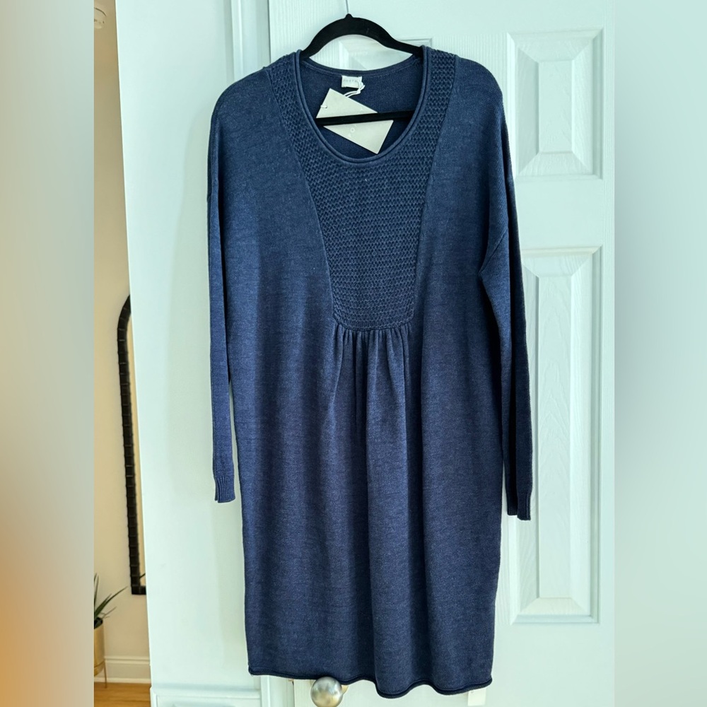 POETRY Wool Blend Navy Blue Sweaterdress Size US 8/10